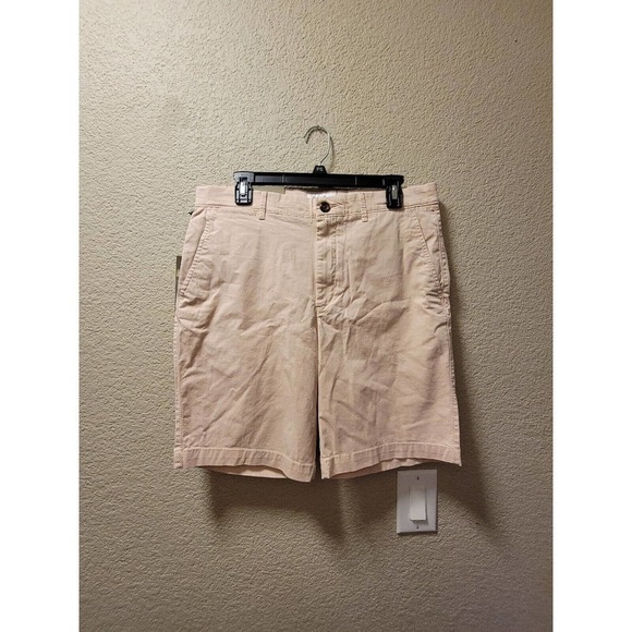 NWT Goodfellow & Co Flat Front Shorts 9in Peach Size 32 - Picture 1 of 5